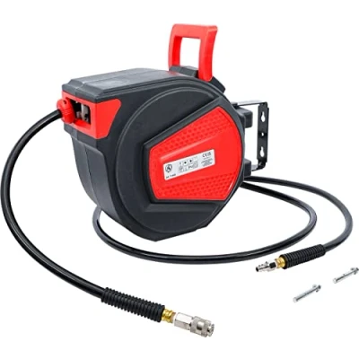 Image of BGS Diy 71048 Retractable Air Hose Reel Automatic 12 m + 2