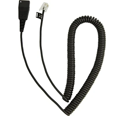 Image of Jabra Quick Disconnect to RJ 10 Cable Black