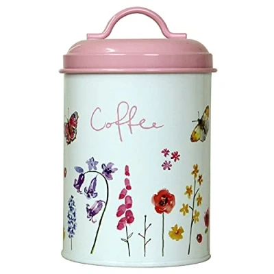 Image of Butterfly Garden Coffee Canister