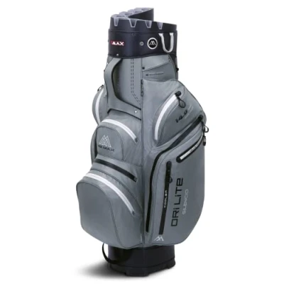 Image of BIG MAX 2024 DRI LITE SILENCIO WATER RESISTANT 14 WAY SPIRAL TOP GOLF CART BAG