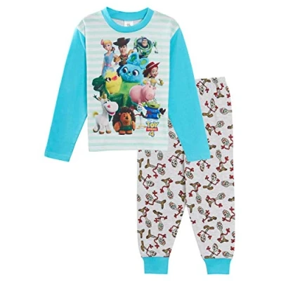Image of Disney Toy Story 4 Boys Pyjamas 7 8 Years White