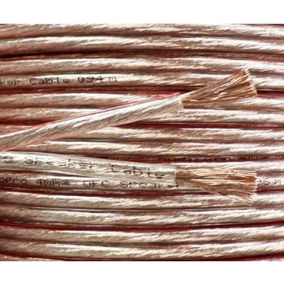 Image of AudioPro 5m of 4mm2 OFC Speaker Cable 12 AWG 2 x 128 Strand Stereo Audio Copper Wire for HiFi Speakers Subwoofers