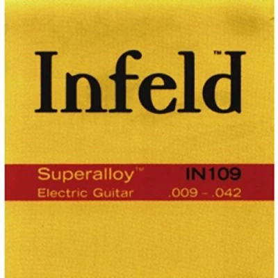 Image of Thomastik 677070 Infeld Saiten für E Gitarre Superalloy round wound, Satz IN109 Light .009 .042, Natural