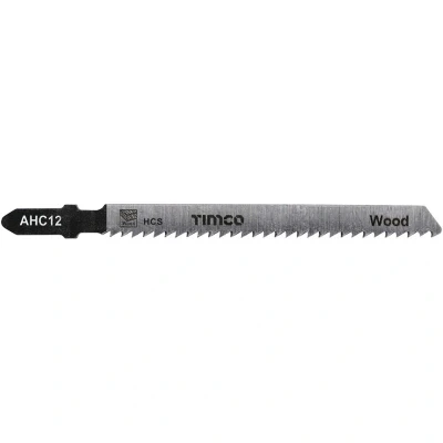 Image of 3x TIMCO Jigsaw Blades Wood Cutting HCS T101B AHC12 Pack of 5