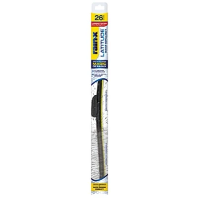 Image of Rain X 5079281 2 Latitude In 1 Water Repellent Wiper Blades, 26 Inch Windshield Wipers (Pack Of 1), Automotive Replacement Blades With Patented Repellency Formula