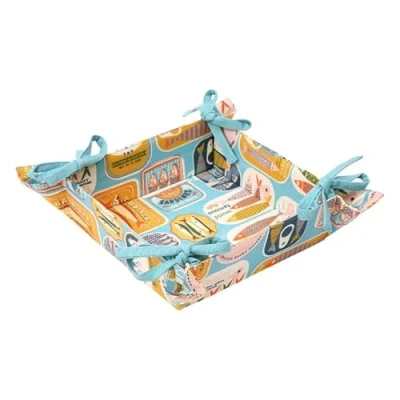 Image of Dexam Sardines Bread Basket Blue