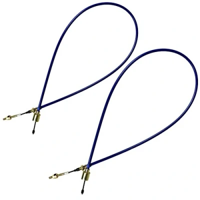 Image of AB Tools 2 x Long Life Trailer Brake Cable for Alko Systems Detachable Outer Sheath 1320mm