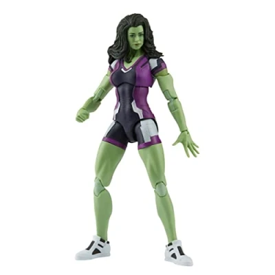 Image of Hasbro Marvel Legends Series MCU Disney Plus She Hulk Action Figure 15 cm Collectible Toy, includes 2 accessories and 1 Build A Part, F3854, Multicolor