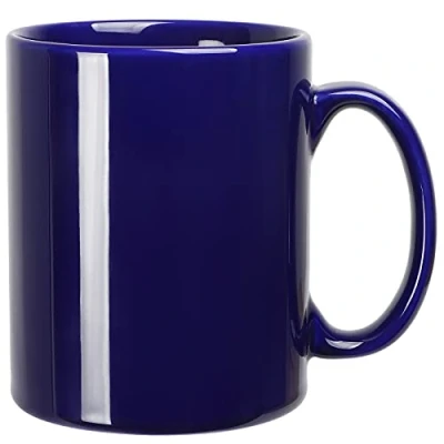 Image of SHOWFULL Large Coffee Mug, 22 OZ Mugs, 650ml Smooth Ceramic Tea Cups, Big Capacity and Handle, for Office, Home, Blue