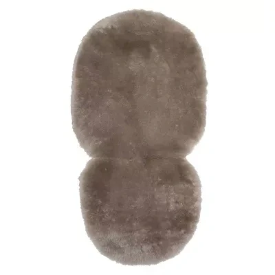 Image of Naturally Sheepskins Snuggler Sheepskin Pram Liner Taupe