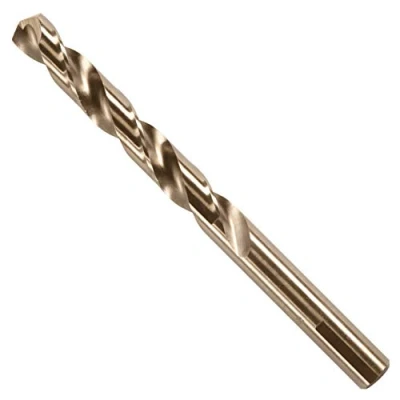 Image of BOSCH CO2159B 1 Piece 1/2 In. x 6 Cobalt M42 Metal Drill Bit with Three Flat Shank for Drilling Applications in Stainless Steel, Cast Iron, Titanium, Light Gauge Metal, Aluminum