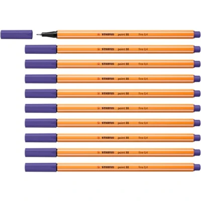 Image of STABILO Fineliner point 88 Pack of 1 Violet