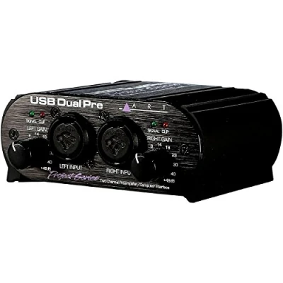 Image of Art Pro Audio USB Dual Pre Two Channel Prea mp with