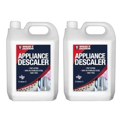 Image of Spear &amp; Jackson Appliance Descaler 2 x 5 Litres, Fast Acting, Safe on Stainless Steel, Taint Free