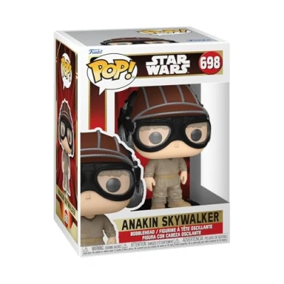 Image of Funko POP! Star Wars: Episode 1 The Phantom Menace Anniversary Anakin Skywalker With Helmet Collectable Vinyl Figure Gift Idea Official Merchandise Toys for Kids &amp; Adults Movies Fans