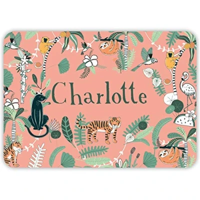 Image of Paper Themes Personalised Placemat for Kids (Jungle Fun)