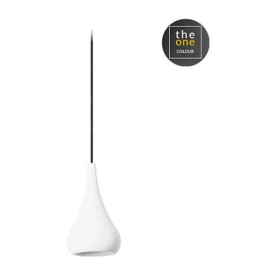 Image of Cherry LED Dome Ceiling Pendant Matt White 12.6cm 1185lm 2700K