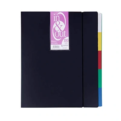 Image of Grafoplas 39409010 Folder, 100 Sleeves Removable, in &amp; out system, A4.