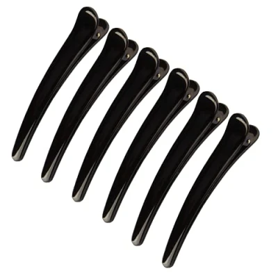 Image of 6 Pcs Hair Sectioning Clips, Plastic Hairdresser Hairdressing Styling Clips for of All Types