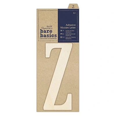 Image of Bare Basics Wooden Letter, Natural, One Size