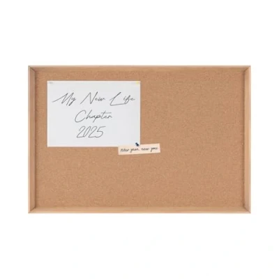Image of Bi Office Inversa Cork Notice Board, Surface, Wood Pine Frame, 60 x 45 cm