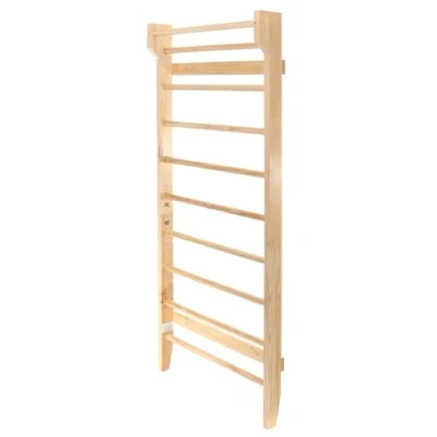 Image of Toboli Wood design Stall bar 195 cm Wall up to 150 kg Exercise for Children and Adults