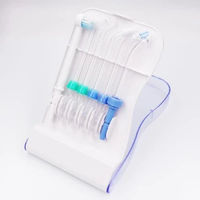 Image of Replacement Tips for Waterpik, Water Flosser Heads Parts Waterpik Oral Irrigator (6 Different &amp; Storage Case Bundle)