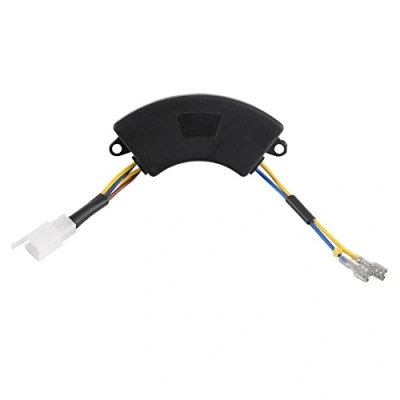Image of Arc shaped 250V 220μF Automatic Voltage Regulator AVR for 2KW 3KW 168F Gasoline Electric Generator Black
