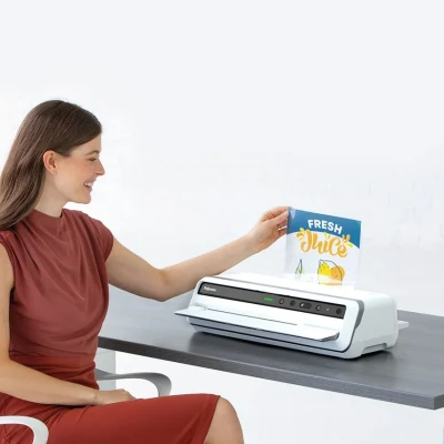 Image of Fellowes A3 Laminating Pouches Matt Finish 25 Sheets 160 Micron (2 x 80 Micron) High Quality Makes Content Easier to Read