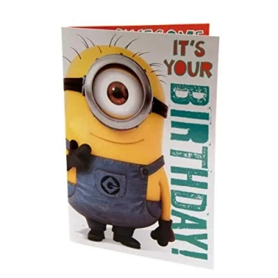 Image of Despicable Me General Birthday Sound Card
