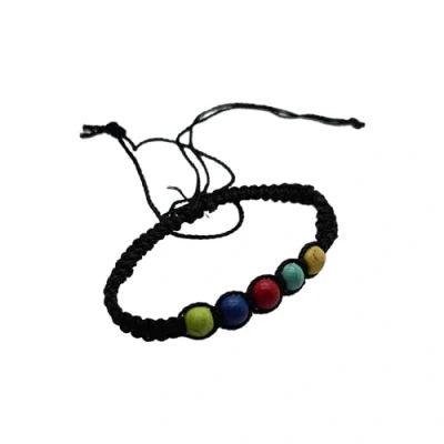 Image of VIE Naturals Beach Bracelet, Coloured Beads, Black, Crystal, One
