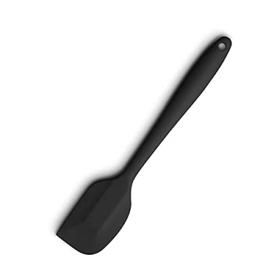 Image of JeoPoom Silicone Spatula, 27cm Spatula for Cooking, Heat Resistant Seamless Scraper, Non stick Baking Tools Kitchen Utensils, and Mixing(Black)