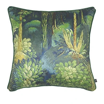 Image of Prestigious Textiles Forbidden Forest Cushion Multicolour Size 55 cm x