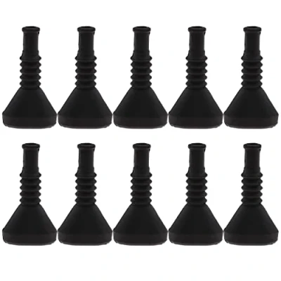 Image of Be In Your Mind 10pcs 4 Way Car Connector Waterproof Boot Sleeve Electrical Wire Dustproof Silicone Plug Cap Cover