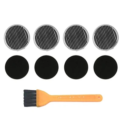 Image of WuYan Hepa Filter Set For Xiaomi, Replacement Efficient Filters Parts Xiaomi Wireless F8 Smart Handheld Vacuum Cleaner, with Universal cleaning brush