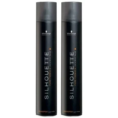 Image of Schwarzkopf DOUBLE Silhouette Super Hold Hairspray 500ml