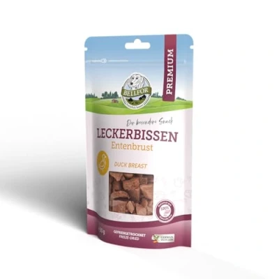 Image of Bellfor Healthy Freeze Snack for Dogs Duck Breast (Freeze Dried) 50g. Natural, Grain Free Dog Treats. Perfect Picky Eaters and Sensitive Stomachs.