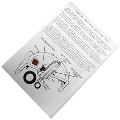 Image of Seal Set For S30 Co2 Pressure Top Up Valves Replacement Rubbers