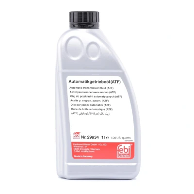 Image of AU7J19A509AA, M2C924A, WSSM2C924A Automatic Transmission Fluid FEBI BILSTEIN 29934 ATF III 1l red VOLVO: XC60 II, I, XC90 VAUXHALL: Meriva Mk2