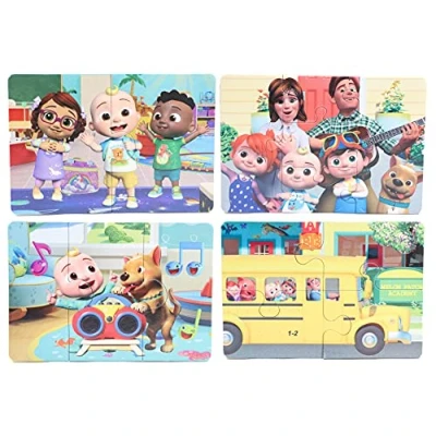 Image of Toyland® Cocomelon My First Puzzles 4 Jigsaw Toddler Toys Age 18 Months +