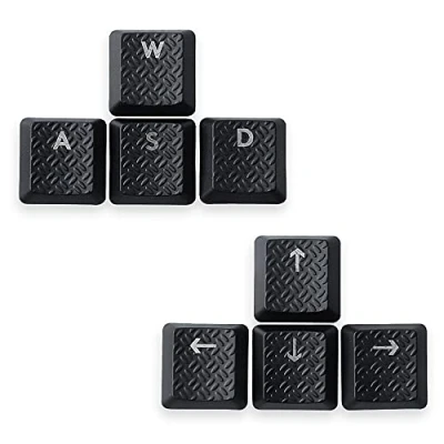 Image of HUIYUN Texture Tactility Backlit keycaps WASD↑↓←→ keys Replacement for Logitech G813/G815/G913/G915 RGB Mechanical Gaming Keyboard