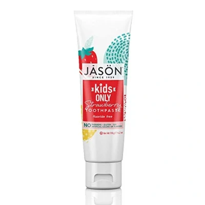 Image of Jason Kids Only! Strawberry Toothpaste 4.2 oz, Pack of 3