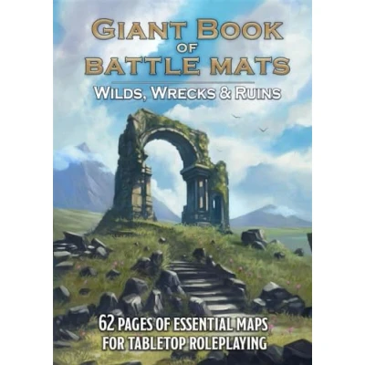 Image of Giant Book of Battle Mats Wilds, Wrecks &amp; Ruins