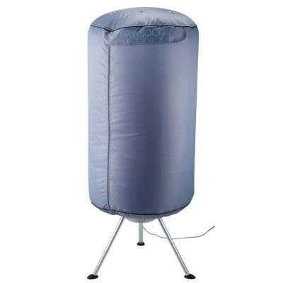 Image of DrySoon Heated Clothes Airer Drying Pod Holds Up To 12 Hangers Circulates Hot Air For Quick