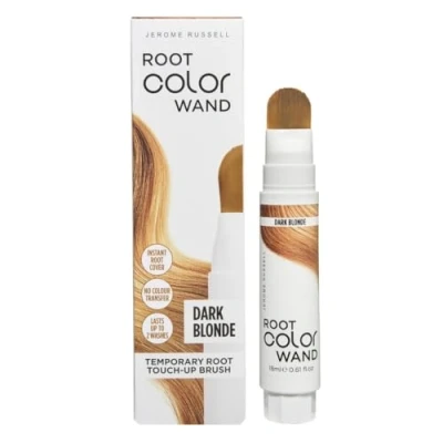 Image of Jerome Russell Root Color Wand in Dark Blonde Instant Up To 100% Grey Coverage Non Sticky Formula Long Lasting Results