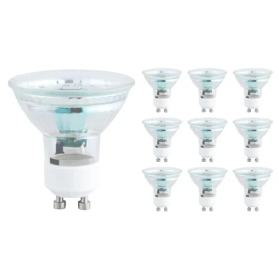 Image of SEBSON GU10 LED Bulbs Warm White 2900K, 3.5W 10 Pack Spot Lights Ceiling Equivalent 35W Halogen Bulbs, 300lm, 110º Beam Angle 230V Bulb, Non dimmable