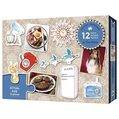 Image of In the Home 12 XXL Piece Jigsaw Puzzle Dementia Extra Large for Alzheimer’s Premium 100% Recycled Board Gift Elderly Grandparents Gibsons Games