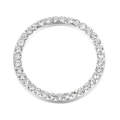 Image of WINOMO Auto Engine Start Stop Button Ring Crystal Bling Rhinestone Car Decor Accessories (White)