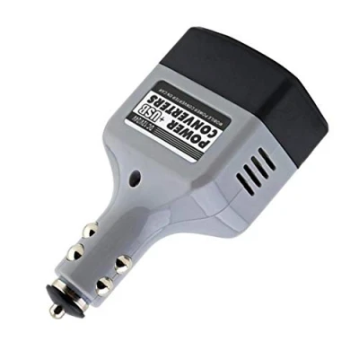 Image of NXACETN Car Power Inverter, Portable DC 12V/24V to AC 220V USB Inverter Converter Charger Adapter Black