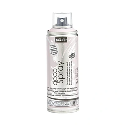 Image of PEBEO 200ml Decospray, Acrylic, Light Pink, 200 ml (Pack of 1)